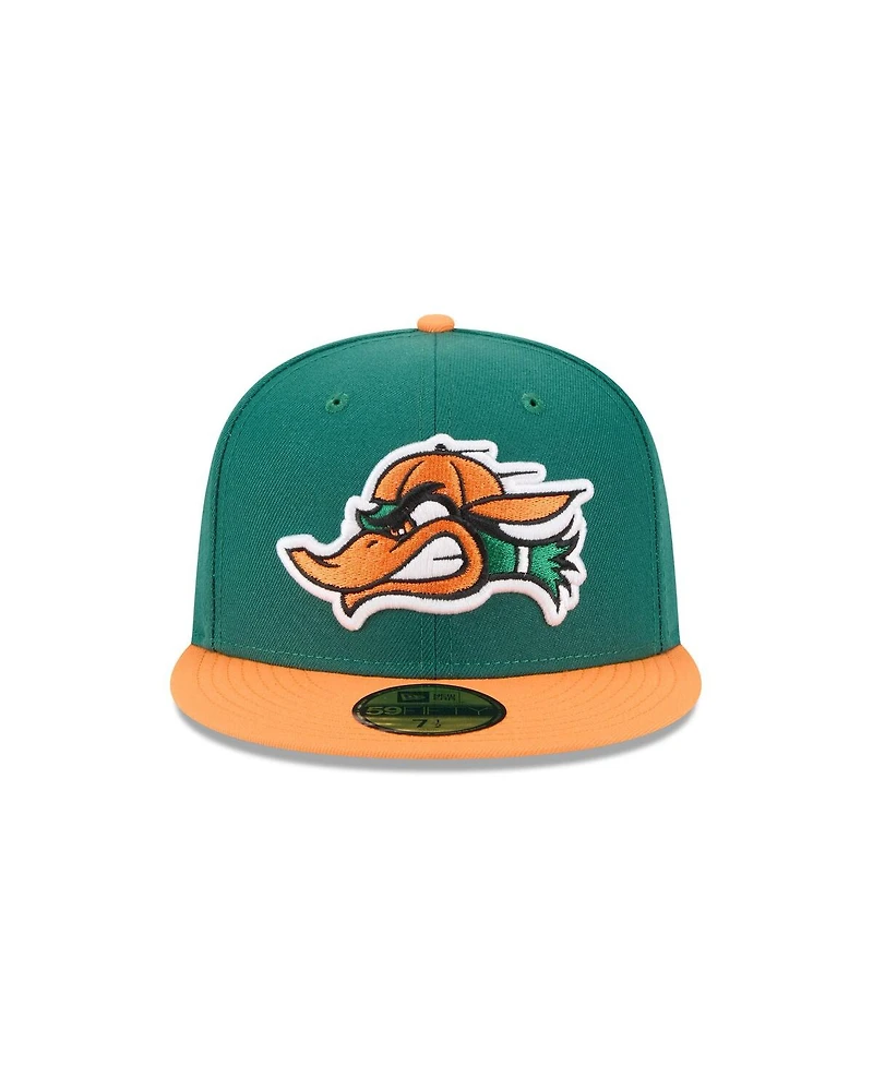 New Era Men's Orange Arkansas Travelers Theme Nights 59FIFTY Fitted Hat