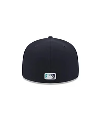 New Era Men's Navy Jersey Shore BlueClaws Theme Nights 59FIFTY Fitted Hat