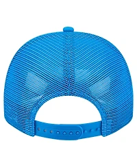 New Era Men's Blue Detroit Lions Vintage Team Rope A-Frame Trucker 9FIFTY Snapback Hat