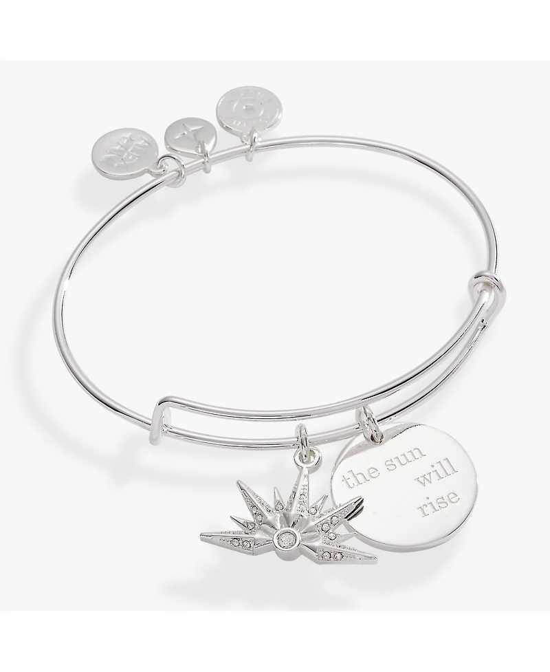 The Sun Will Rise Duo Charm Bangle Bracelet