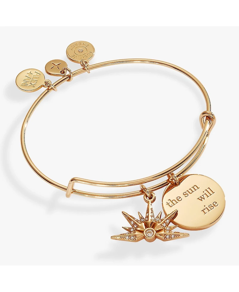 The Sun Will Rise Duo Charm Bangle Bracelet