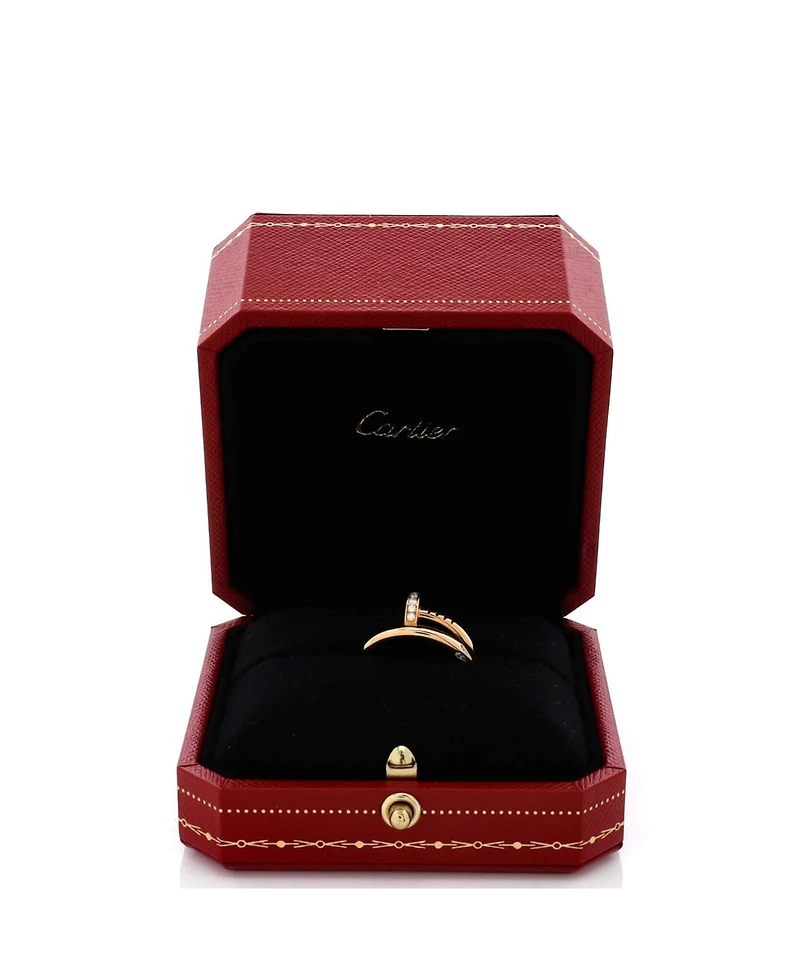Pre-Owned Cartier Juste un Clou Ring 18K Gold and Diamonds