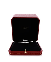 Pre-Owned Cartier Classic Juste un Clou Bracelet 18K White Gold