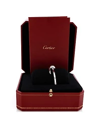 Pre-Owned Cartier Classic Juste un Clou Bracelet 18K White Gold with Diamonds