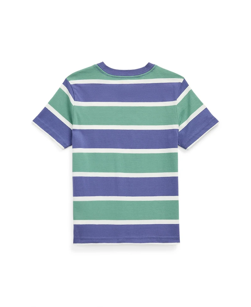 Polo Ralph Lauren Toddler and Little Boys Bear Striped Jersey T-Shirt