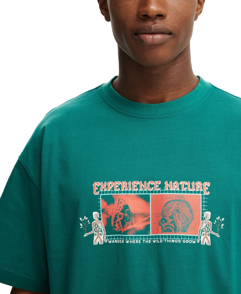 Cotton On Men's Box Fit Graphic T-Shirt