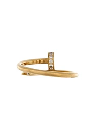 Pre-Owned Cartier Small Juste un Clou Ring 18K Gold and Diamonds