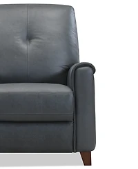 Ashlinn 82" 2 Seat Leather Sofa, Exclusively at Macy's