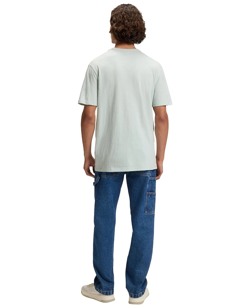 Boss by Hugo Men's Slub Cotton Regular-Fit T-Shirt