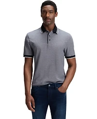 Boss by Hugo Men's Oxford-Cotton-Pique Polo Shirt