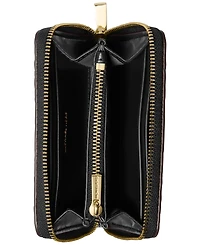 Michael Kors Jet Set Small Leather Zip Around Card Case