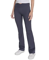 Calvin Klein Performance Women's Crossover Waist Flare Leggings