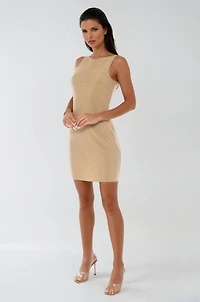 Bebe Women's Milan Boatneck Mini Dress
