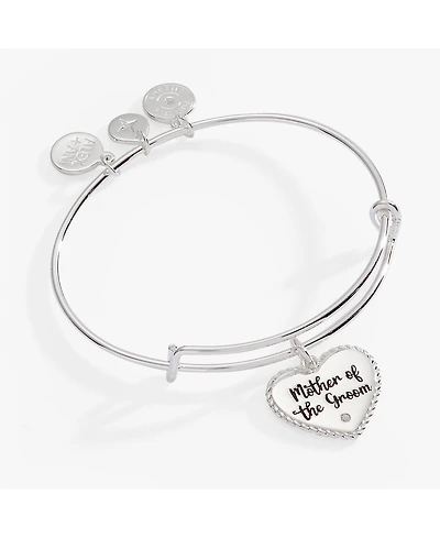 Alex and Ani Mother of the Groom Heart Bangle Bracelet