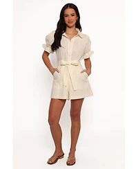 Petal and Pup Women's Riley Waist Tie Romper