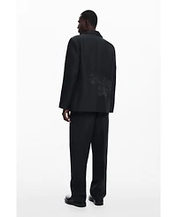 Desigual Men's Blazer with contrast stitching