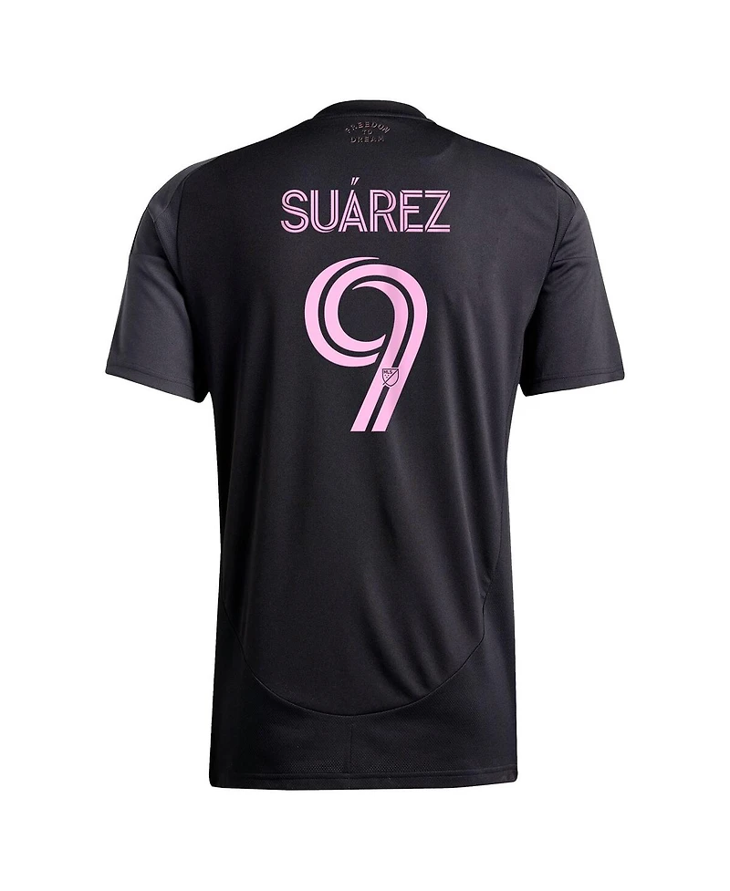 Adidas Men's Luis Suarez Black Inter Miami Cf 2025 The Fortitude Kit Replica Player Jersey