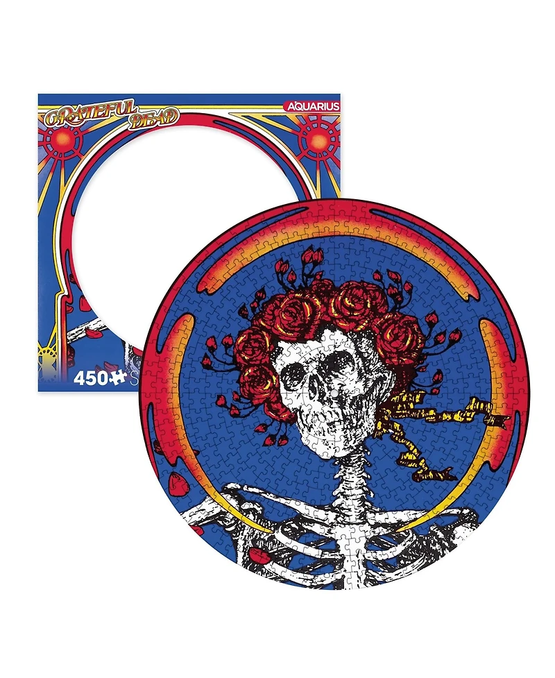 Grateful Dead Skull & Roses 450 Piece Record Disc Jigsaw Puzzle