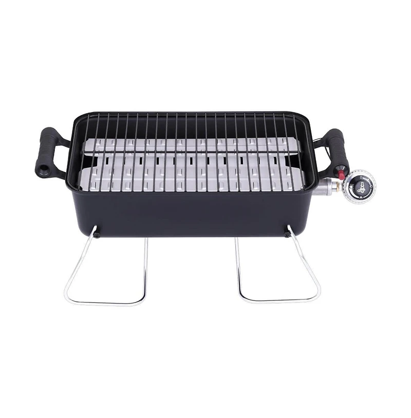 Char-Broil Deluxe Portable Propane Gas Table Top Grill - Black