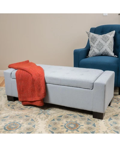 Streamdale Furniture Guernsey Contemporary Tufted Storage Ottoman