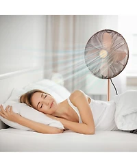 16 Inch Pedestal Standing Fan Oscillating with 3 Speeds and Adjustable Height