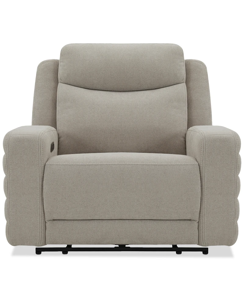 Kristyan Fabric Power Recliner with Headrest Zero Wall & Heat Massage, Exclusively at Macy's