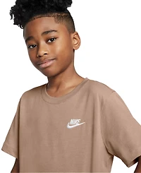 Sportswear Embroidered Logo Graphic T-Shirt