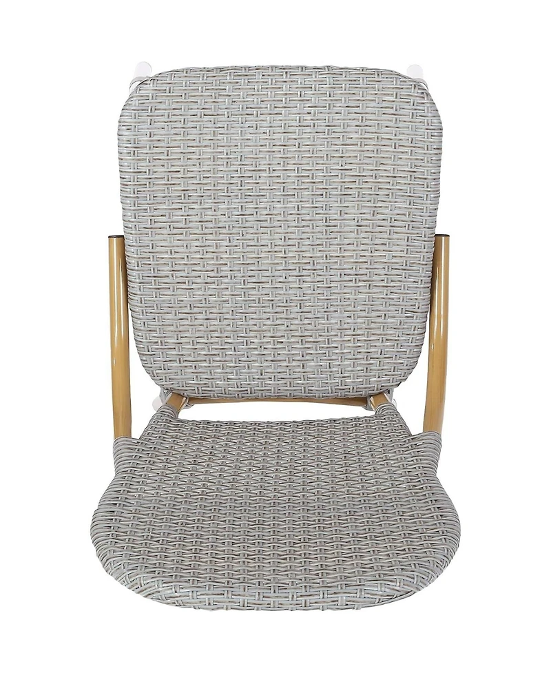 Outdoor Cafe Accent Chair Set (Set of 2)
