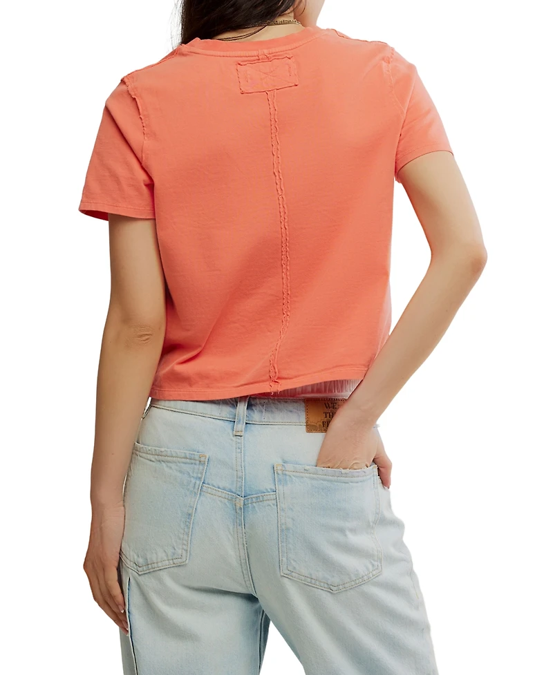 Free People Women's Everyday Cotton T-Shirt