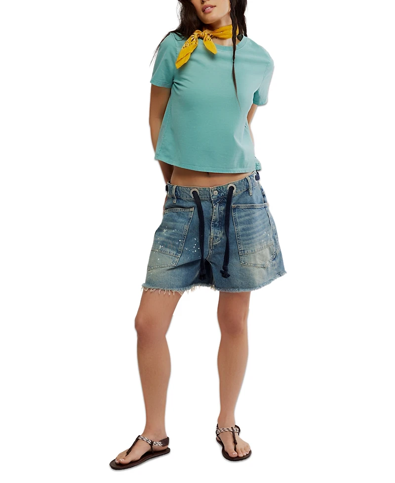 Free People Women's Everyday Cotton T-Shirt