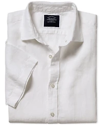 Charles Tyrwhitt Men's Slim-Fit Button-Down Linen Shirt