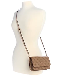 Guess Noelle Ii Mini Flap Logo Crossbody Bag