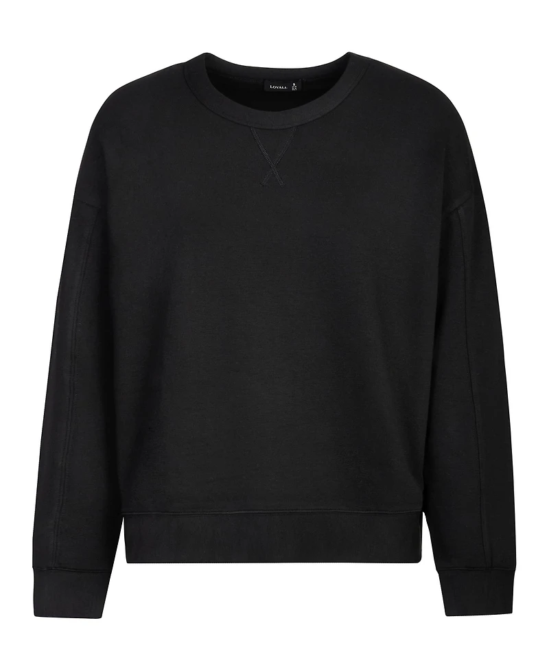 Lovall Women's Luxe Lounge Regular Jogger + Sweatshirt