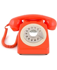 Gpo Retro GPO746ROR 746 Desktop Rotary Dial Telephone - Orange