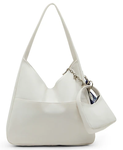 Madden Girl Medium Leather Hobo Bag
