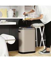 50L Smart automatic Trash Cans - Full Intelligent Sensor - Light Grey