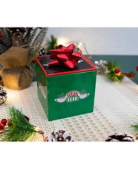 Friends Central Perk 4-Inch Tin Storage Box Cube Organizer with Lid | Basket Container, Cubby Cube Closet Organizer, Home Decor Accessories | Nostalgi