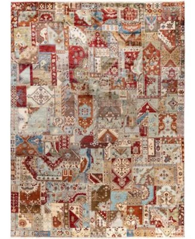 Adorn Hand Woven Rugs Indo Patchwork M5759 Rug Collection