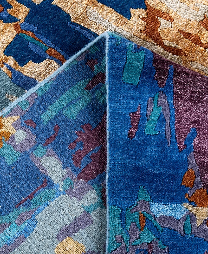 Adorn Hand Woven Rugs Indo Modern M7422 9'2"x12'2" Area Rug