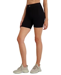 Reebok Women's Ribbed Solid-Color 6" Bike Shorts