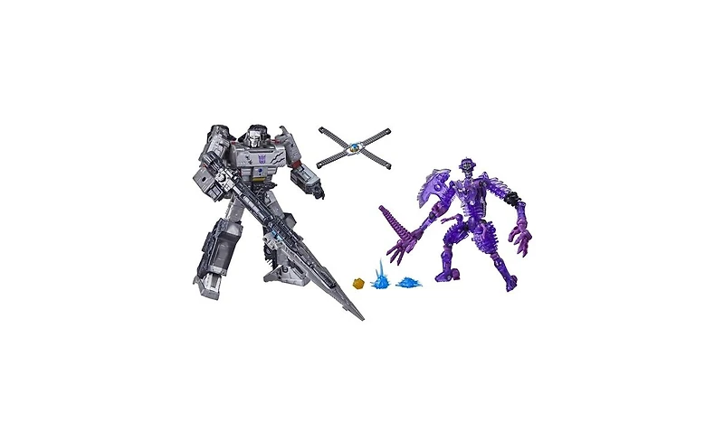 Megatron and Paleotrex Set of 2 Netflix Edition | Transformers Generations War for Cybertron Trilogy