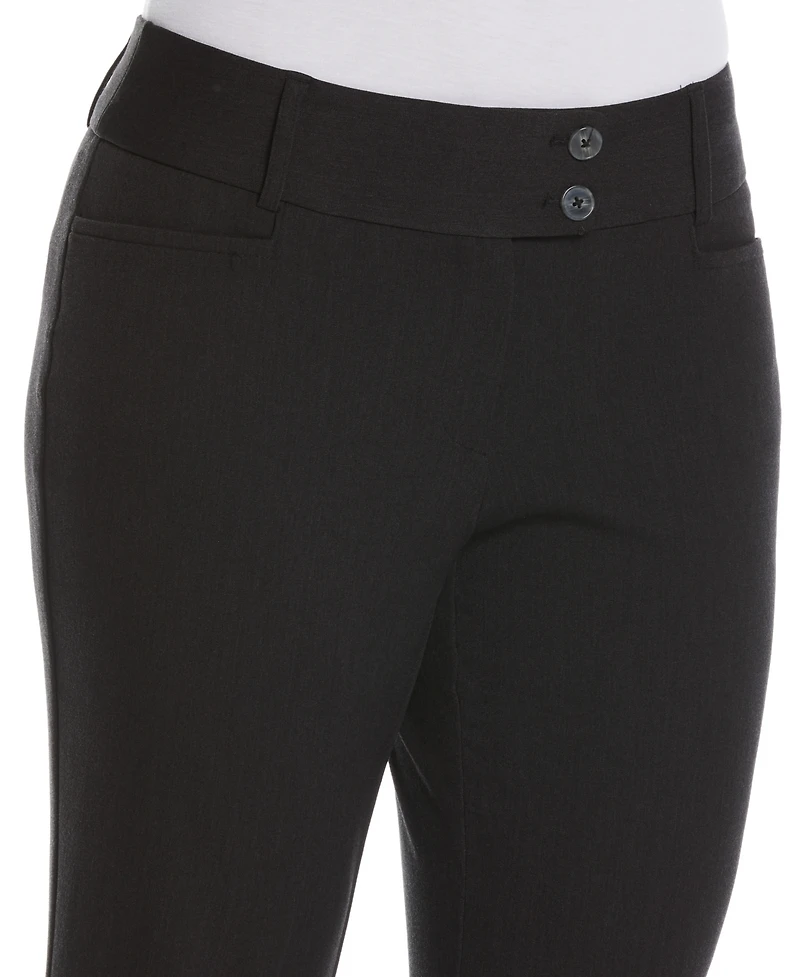 Rafaella Petite Curvy Fit Boot Cut Pants