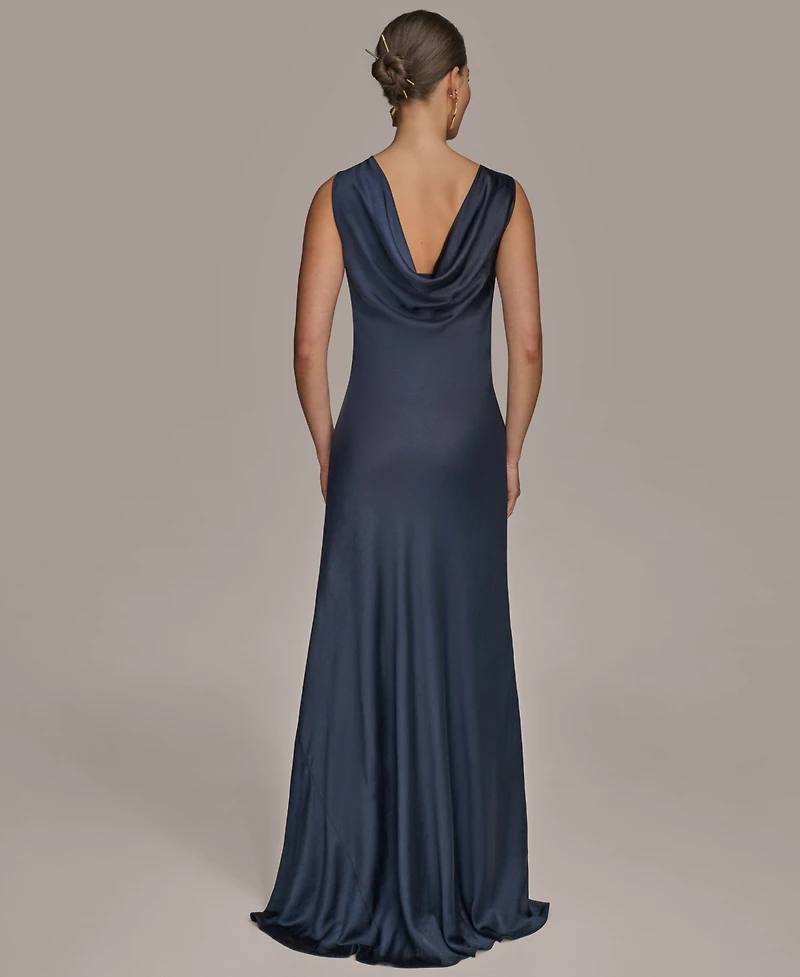 Donna Karan New York Women's Rhinestone-Accent Gown