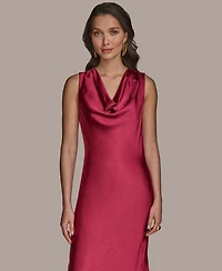 Donna Karan New York Women's Cowlneck Gown