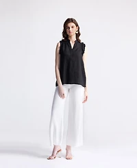 Reistor Women's Sleeveless Hemp Top