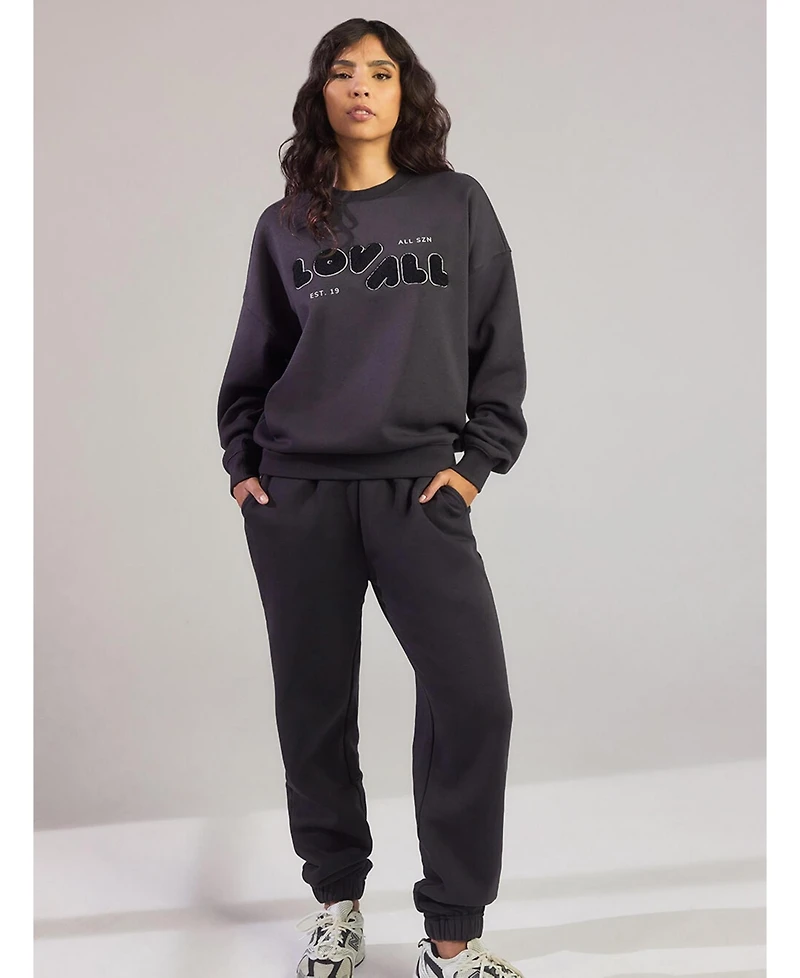 Lovall Women's All Szn Organic Oversized Sweatshirt Two