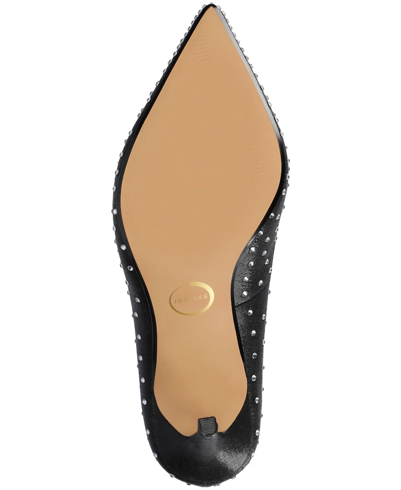 Journee Collection Women's Venus Pointed Toe Comfort Dress Pumps