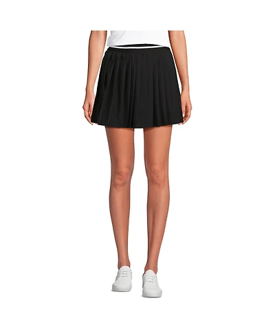 Lands' End Women's Active Woven Pleated Skort