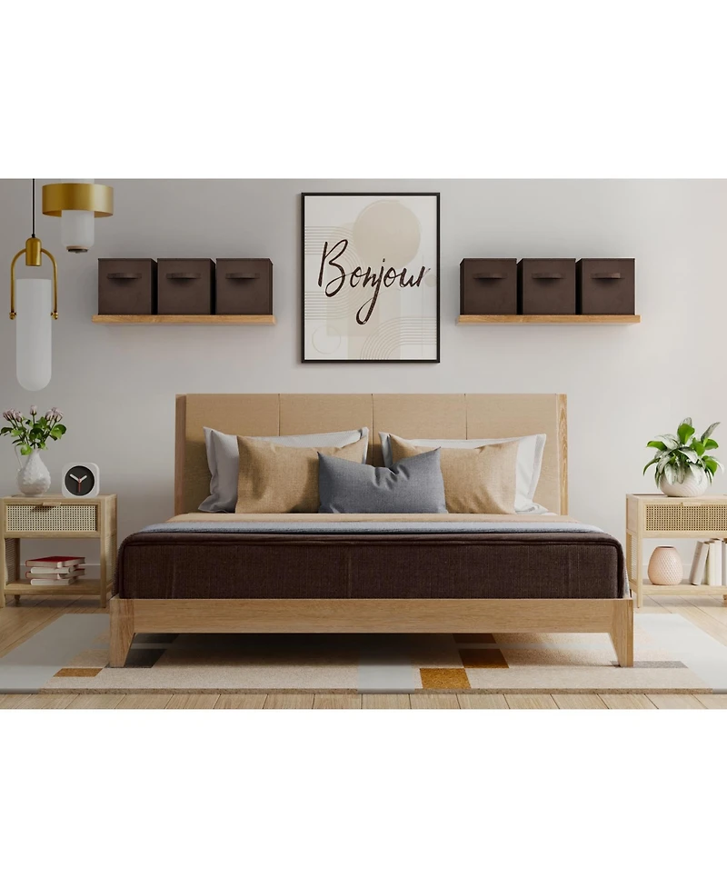 Sorbus 13 Inch Foldable Fabric Storage Cube Bin with Handles- for Organizing Home, Shelves, Nursery, Playroom