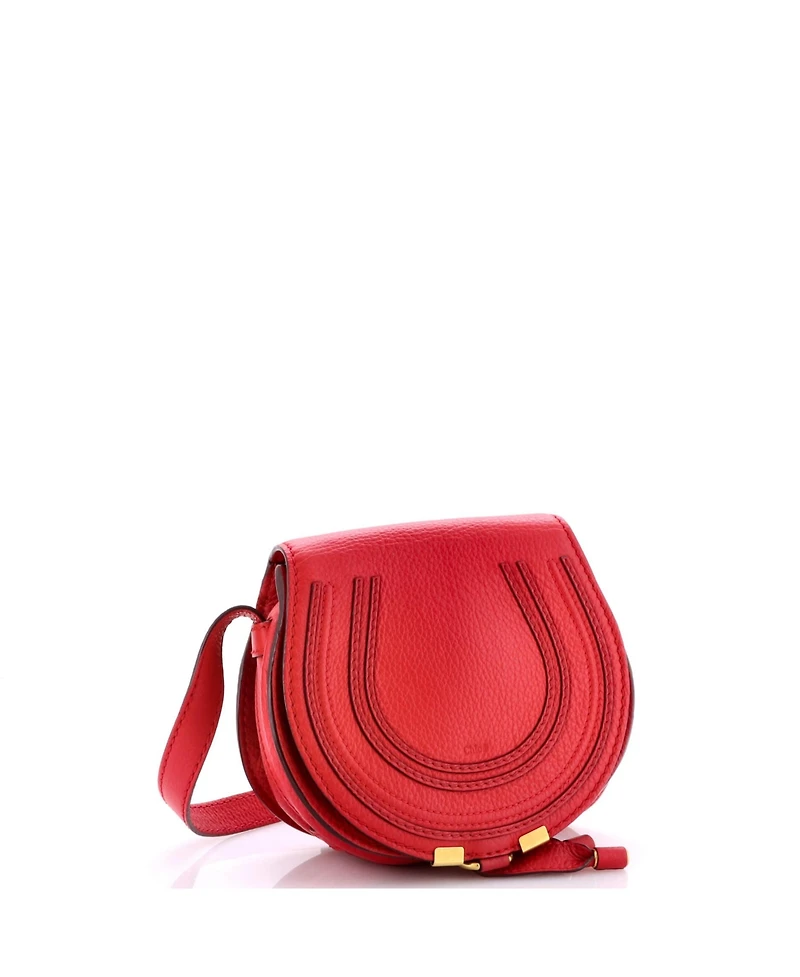Pre-Owned Chloe Mini Marcie Crossbody Bag Leather
